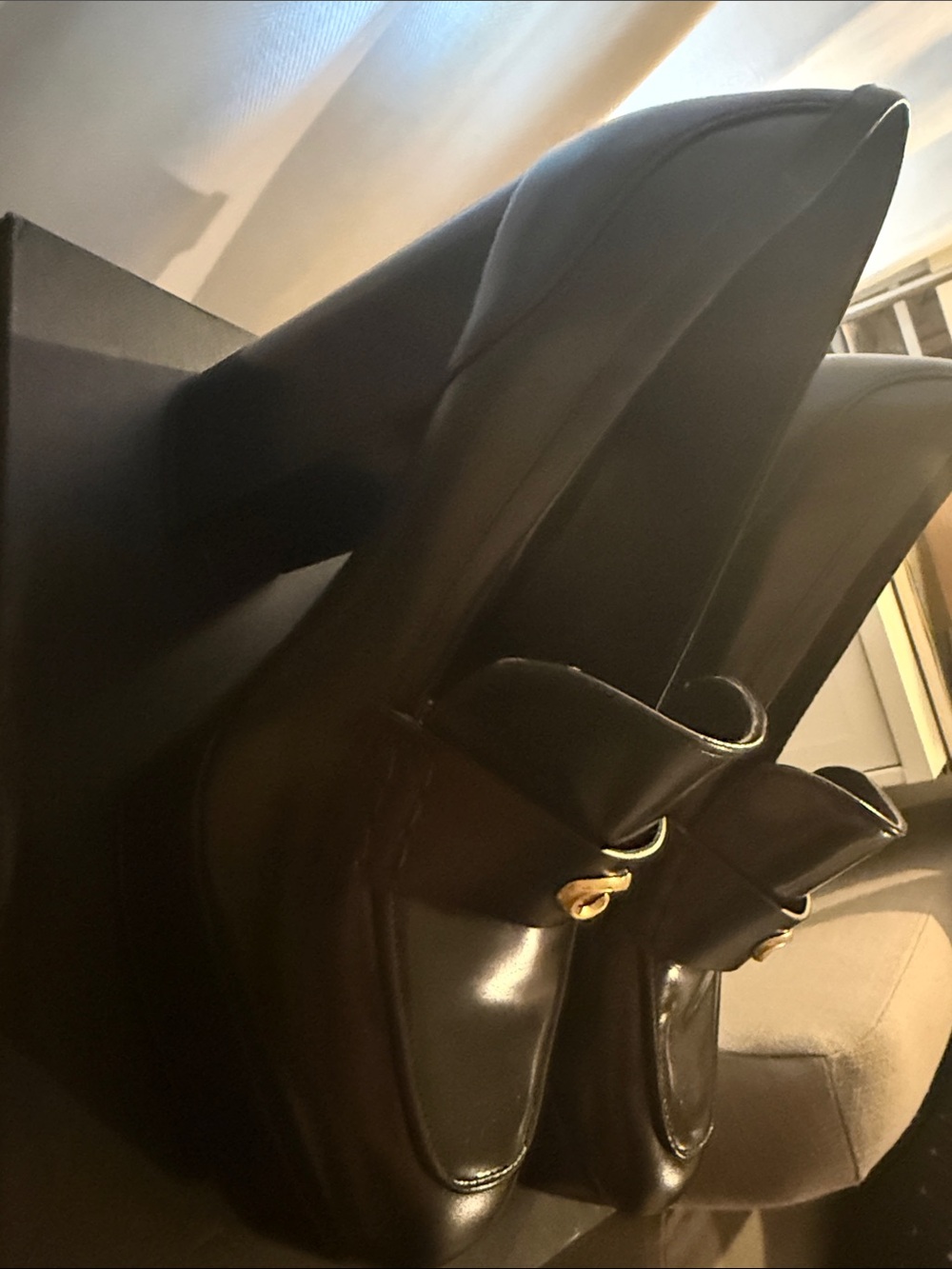 Coach Ilyse Platform Stacked Loafers size 10 - Picture 7 of 12